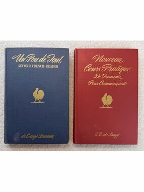(VTG) WINSTON • 1940s French Language Hardcover Book Set of 2, OS